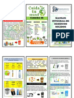 Códigos de colores para clasificar residuos sólidos