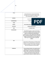 Transcultural Factors Towards The Mother Perception of The Helath of Toddler Whith Acute Rrespiration Disease (Ard)