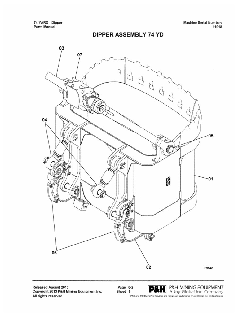 Dipper Assembly 74 Yc No De Parte Rf1 Pdf Companies Of The United States Resource Extraction