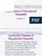 Explanations of Educational Inequality
