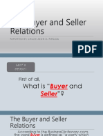 The Buyer and Seller Relations