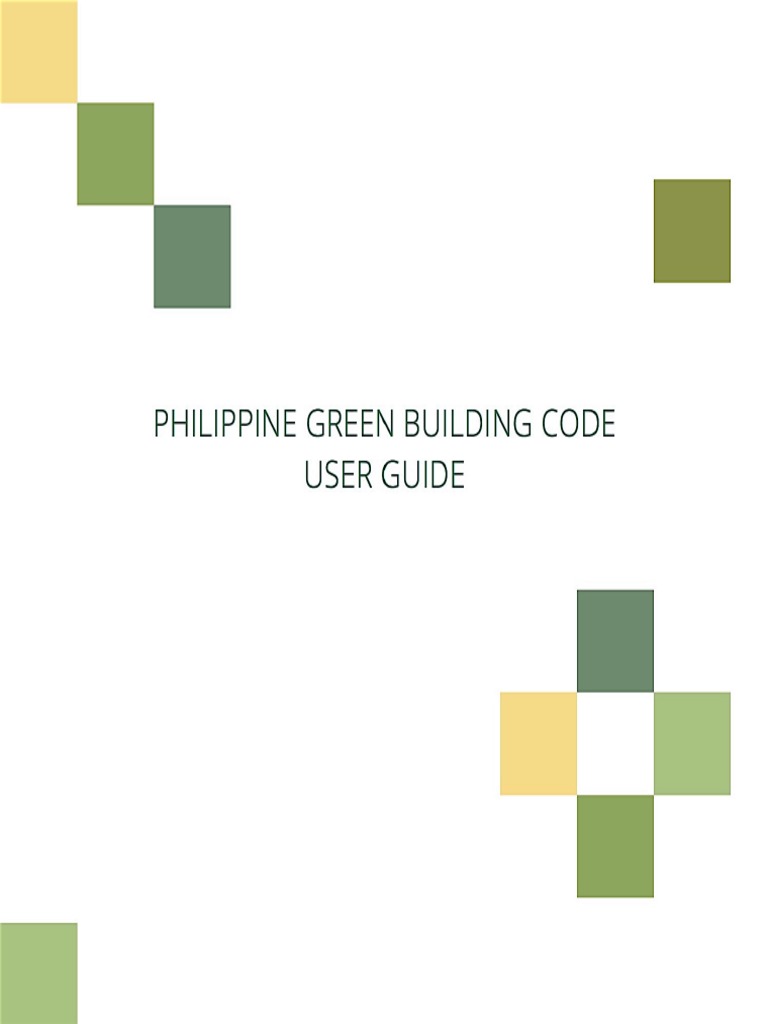 Philippine Green Building Code User Guide Manual | PDF | Green Building ...