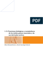 Funciones Biologicas y Metabolismo de Los Acidos Grasos Esenciales y de Sus Derivados Activos PDF