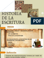 Presentacion Historia Escritura