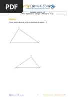 Symétrie Centrale (4) - Exercices Corrigés 5ème