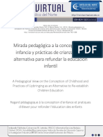 Mirada Pedagógica A La Concepción de Infancia y Prácticas de Crianza Alternativas para Refundar La Educación Infantil