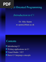 Introduction To C#