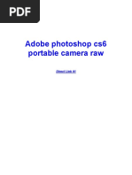 Adobe Photoshop Cs6 Portable Camera Raw