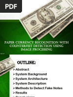 Paper Currency Recognition With Counterfeit Detection Using Image Processing