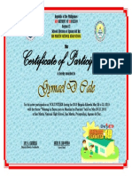 Brigada Certificate