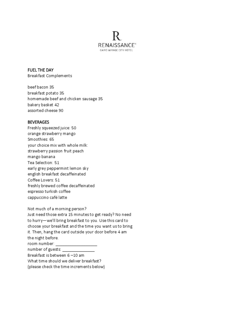 Doorknob Menu Food And Drink Food & Wine