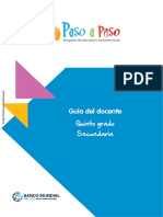 Banco Mundial Manual Paso A Paso 5to Sec PDF