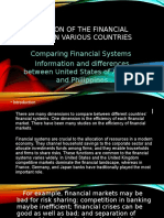 Comparison of The Financial Systems in Various Countries