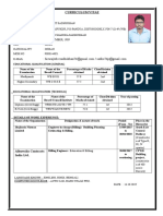 Curriculum Vitae: Educational Qualification (General)