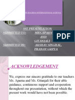 SST Presentation Submitted To: Mrs - Aparna AND Gitanjali Submitted By: Akshay Singhal, Pranav Gupta