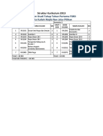 Struktur Kurikulum S1 FSRD ITB