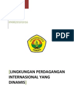 Lingkungan Perdagangan Internasional Yang Dinamis 