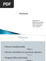 Phonon Cal in Quantum Espresso&files