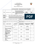 OBE Course Syllabus For Professional Ethics - Administering The Services of The Architect