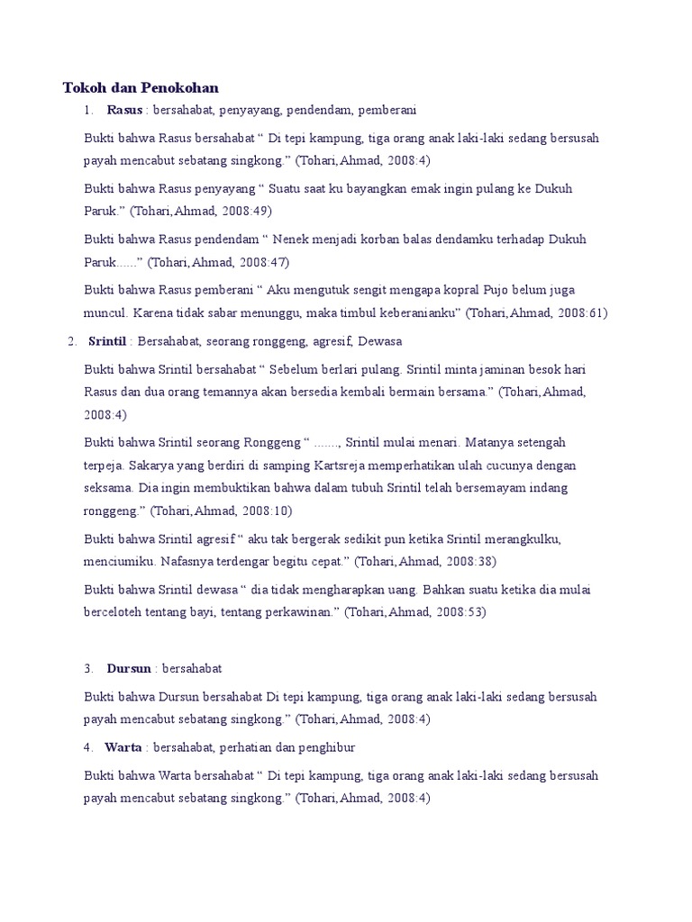 Novel Ronggeng Dukuh Paruk PDF