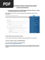 NSE Academy Certificate in Research, Trading & Advisory (CRTA) Frequently Asked Questions