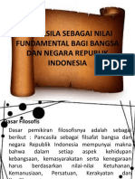 PANCASILA SEBAGAI NILAI FUNDAMENTAL BANGSA