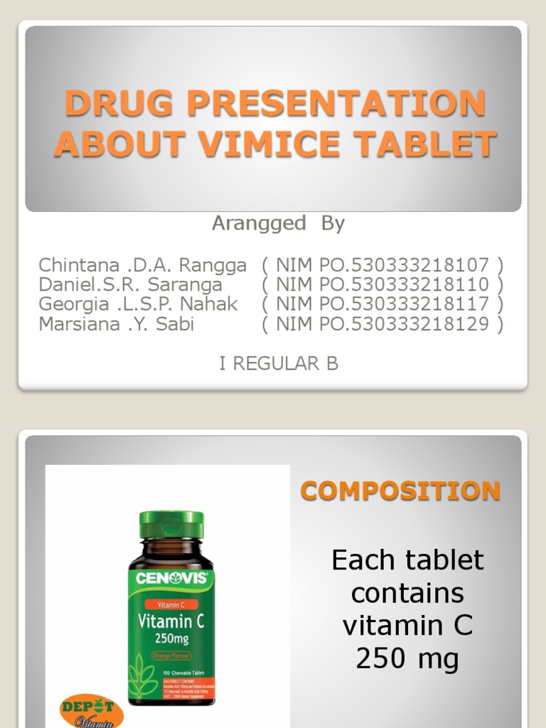 Vimice Tablet: Uses and Indications | PDF