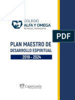 Plan Maestro de Desarrollo Espiritual Colegio Alfa y Omega