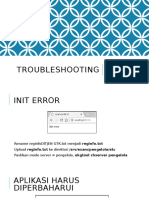 Troubleshooting