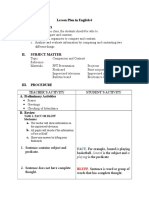 Compare and Contrast Lesson Plan