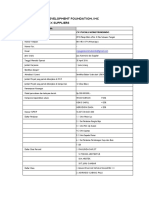 Formulir Matrix Profile Perusahaan