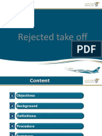 Reasons for Rejecting a Takeoff and Importance of Proper Procedure