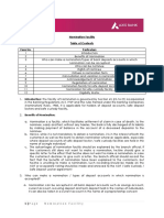 Nomination Facility para No. Particulars