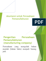 Pengantar Akuntansi - Perusahaan Manufaktur