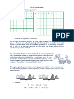 Test de Matemática 1° Año de Secundaria