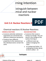 3.4 Nuclear Reactions YEAR 9