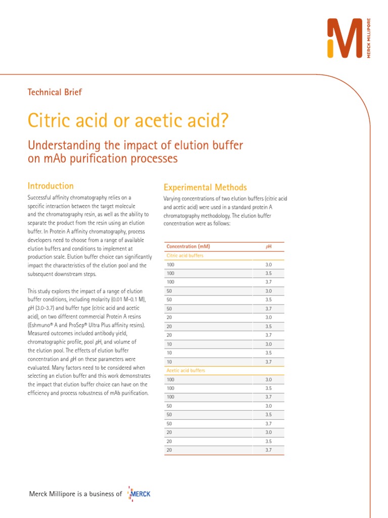 TB2042EN00 ElutionBuffer TB MM PDF PDF Chromatography Buffer Solution