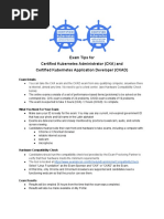 Exam Tips For Certified Kubernetes Administrator (CKA) and Certified Kubernetes Application Developer (CKAD)