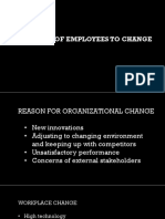 Approach of Employees to Change