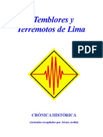 Temblores y Terremotos de Lima