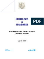 Lesotho Guidelines and Standards - Residential Care For Vulnerable Children and Youth