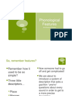 Phonological Features: and Natural Classes