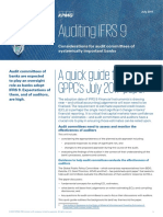 Auditing IFRS 9: A Quick Guide To The GPPC's July 2017 Paper