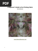 A Beginner's Guide To Eco Printing Fabric: Bonnie Bowman