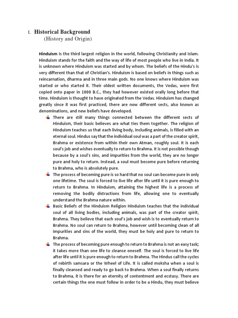 Historical Background (History and Origin) PDF Vedas Noble