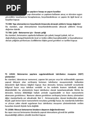 Ts 500 00 Betonarme Yapilarin Hesap Ve Yapim Kurallari