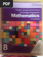 Cambridge Checkpoint Math 9 Coursebook | PDF