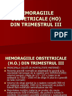 Curs-hemoragiile Obstetricale (Ho) Din Trimestrul III