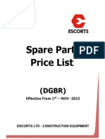 Ecort Price List