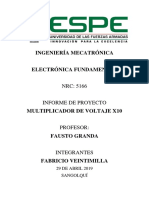 Multiplicador de Voltaje x10 INFORME